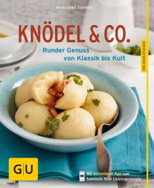 Was kommt Ihnen bei Knödeln, Klößen und ihren Verwandten in den Sinn? Denken Sie auch an dampfende Schüsseln und gemütliche Stunden, knusprige Festbraten und süße Semmelbrösel? Knödel sind der Inbegriff von Genuss und Tradition, einfach Soulfood pur. Wie gut, dass es Knödel in unendlich vielen Variationen gibt: ob als Beilage, in der Suppe oder als pikante Hauptdarsteller - ganz zu schweigen von saftigen Zwetschgenknödeln, Germknödeln und anderen süßen Verführern. Dieser Küchenratgeber bietet die schönsten Knödelrezepte: Beliebte Traditionsgerichte und überraschend Neues, Heimisches und Internationales, denn die Rundlinge haben auch in anderen Ländern köstliche Verwandte. Das Beste: Knödelkochen ist nicht schwer! Probieren Sie es aus und Sie werden sehen: Knödel machen rundum glücklich!