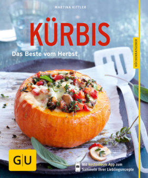 So beliebt war Kürbis noch nie! Gegrillt, gebraten, gedünstet oder frittiert, süß oder herzhaft gewürzt, karamellisiert und als Mousse zum Dessert, Kürbis macht immer eine gute Figur. Die beliebtesten Sorten wie Hokkaido, Butternut, Muskatkürbis bis hin zum guten alten Gelben Zentner werden ausführlich vorgestellt und für jeden gibt es das beste Rezept: Rund 40 neue Rezepte, vom farbenfroh-vegetarischen Kürbis-Rote-Bete-Gratin über feines Lamm-Kürbis-Gulasch hin zum leuchtend-orangen Kürbisbrot plus Mini-Rezepten für den süßen und pikanten Vorrat. Und damit das sperrige Riesengemüse auch richtig kleinzukriegen ist, wird in ausführlicher Stepfotografie Schritt für Schritt gezeigt, wie man den Kürbis in der Küche richtig vorbereitet.