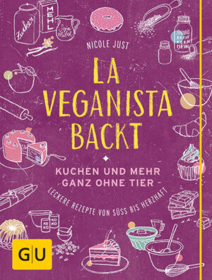 Das moderne vegane Backbuch mit genussvollen Rezepten von La Veganista Nicole JustSchon gehört? La Veganista backt jetzt auch! Und beweist in ihrem neuen Buch einmal mehr: Vegan ja, Verzicht nein! Denn auch in der Backstube lässt es sich ganz wunderbar ohne Eier, Milch und Butter zaubern: Zutatentausch heißt der ebenso einfache wie geniale Trick, und schon gibt es saftigen Schokokuchen, üppige Cremetorte, fancy Cakepops oder knusprige Brötchen. Und keine Sorge, niemand muss dafür tagelang auf Suche nach seltenen Spezialzutaten gehen, denn bei La Veganista geht es wie immer wunderbar unkompliziert und alltagstauglich zu: Tierische Produkte werden durch ganz alltägliche vegane Produkte aus dem Bioladen oder Supermarkt um die Ecke ersetzt. Die Veganista-Garantie: Alles gelingt perfekt und schmeckt genial gut. Da vermisst keiner das Tier im Teig, versprochen! Das steckt im Buch: - Die Veganista-Backtipps: Welche Zutaten sind vegan, welche vielleicht nicht? Und warum? - Vegane Tauschbörse: Wie klappt Backen ohne Ei? - Grundrezept: Veganistas Alleskönner-Teig und Sahnecreme Kleine, süße Sünden: Muffins, Cupcakes, Cakepops & Co. Für die Kaffeetafel: Tartes, Rührteige und Obstkuchen Große Torten: Cremetorten, Festtagstorten und andere Schweinereien Herzhaft gebacken: Brote, Brötchen und Quiche Zu allen Rezepten: persönliche Tausch- und Küchentipps von La Veganista.