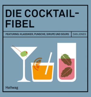 Rühren, schütteln, bauen wie ein Profi? Dan Jones Cocktail-Fibel zeigt Ihnen, wie Sie in der Cocktail-Szene souverän mitmischen! Neben den besten Rezepten für Sirupe und Sours und wertvollem Know-how über Ausstattung und Spirits liefert der Hit-Mix die 80 größten Cocktails aller Zeiten: Klassiker und moderne Fusionen, Tiki-Wunderwerke, Punsch-Kreationen und vieles mehr. Sie wollen Cocktails wie den Old Fashioned mixen? Mit einer köstlich süßen Pina Colada auf einen Trip in die Tropen gehen? Überraschungsgäste mit einem schnell gezauberten Long Shot begeistern? Mit der Cocktail-Fibel kein Problem! Für alle, die noch hinters Steuer müssen, in anderen Umständen sind oder beides zusammen, liefert ein ganzes Kapitel zudem alkoholfreie Cocktails. Die Cocktail-Fibel: ein stylish-spritziger Exkurs in die faszinierende Welt der Mixologie!