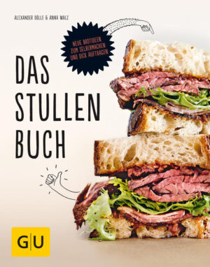 Brotrezepte & Butterbrot mal anders: Stullen mit PepBerlin, London, New York: In jeder Metropole dieser Welt wird ihm hinterhergejagt - dem perfekten Brotrezept. Butterbrot ist wieder hip! Denn einer guten Stulle sind keine Grenzen gesetzt. Seit der Renaissance des Butterbrots ist alles erlaubt: Schicht für Schicht legen sich Wurst, Käse, Fisch, Obst und Gemüse zwischen zwei (oder mehr) Scheiben knusprig-frisches Brot. Verfeinert mit köstlichen Cremes und Saucen wird daraus ein unverwechselbarer Genuss. Und wer mal etwas mehr Zeit hat, backt Bauernbrot, Bagel & Co. anhand der einfachen Brotrezepte selbst - denn homemade schmeckt es einfach am besten! Einfache Brotrezepte: Ihr Kochbuch auf einen BlickButterbrot geht einfach immer - und wird niemals langweilig! Das erwartet Sie in „Das Stullenbuch“: Echt gutes Brot: Brot backen - von Buttertoastbrot über Weizenmischbrot und Bagels mit Sesam bis Saatenkastenbrot Alltags-Stullen: Caprese-Stulle mit Pancetta, Stramme Maxi mit Tomate, Melone-Gorgonzola-Rauchkäse und mehr für den Hunger zwischendurch Sonntags-Stullen: Erdbeere und Ziege mit Schwips, Zitronen-Creme und Trüffel-Chips, Garnelen mit Passion und Nudeln und noch viele weitere ausgefallene Rezepte Brot aus aller WeltWelches Brot isst Indien? Wie kam das Baguette nach Vietnam? Können die Amerikaner eigentlich auch gutes Brot backen? Die Autoren Alex Dölle und Anna Walz entführen uns in „Das Stullenbuch“ immer wieder in fremde Brot-Kulturen. Butterbrot-Rezepte mit allem Drum und Dran „Was essen wir heute?“ Über dieser Frage muss in Zukunft keiner mehr lange grübeln. Denn eine Stulle geht eigentlich immer. Klingt langweilig? Quatsch: Im Kochbuch „Das Stullenbuch“ von GU finden Sie ständig neue Ideen für belegte Brote. Ob locker-leicht für abends, kräftig-deftig für den großen Hunger, easy-peasy für zwischendurch oder extravagant-auffällig für besondere Anlässe. Das langweilige, alte Käsebrot kann einpacken! Eine neue Ära der Sandwiches hat begonnen. Hier kommt der Beweis: Drunter... „Das Stullenbuch“ bringt mit ofenfrischen Brotrezepten die Basis des perfekten Butterbrots gleich mit. Pappiges Toastbrot, geschmackloses Bauernbrot, labberige Bagels, unechtes Vollkornbrot? Das kommt uns natürlich nicht auf den Tisch. Also: Ran an den Teig und losbacken! ...und Drüber... Erst mit seinem Belag wird ein Brot richtig spannend. Für die Mittagspause lässt sich das Vollkornbrot mit „Gruyere-Apfelsenf-Pekannuss“ prima einpacken. Würziger Käse und säuerlicher Apfel ergänzen sich hierbei perfekt. Und: Die Stulle macht garantiert satt! Wenn es noch schneller gehen muss, ist der Bagel mit dem „Knuspertofu-Kresse-Frischkäse“-Topping ein echter Hit. Ein komplettes Abendessen versammelt sich beim „Hähnchen auf der Erbse“ auf zwei Scheiben Mischbrot. Herzhaft-süß präsentiert sich „Thymian-Pfirsich auf Ziegenkäse“ mit Toastbrot. Wer glaubt, Stullen seien langweilig, lässt sich ganz bestimmt von „Garnelen mit Passion und Nudel“ überzeugen - einer besonderen Kreation von Reisnudeln, Passionsfrucht, Garnelen und asiatischer Gewürznote zwischen zwei Scheiben Toast. Und auch die „Jägerstulle mit Reh, Brombeeren und Pilz hat in dieser Konstellation garantiert noch keiner gegessen. ...und Drumherum In kleinen Happen tritt das gute alte Brot in eine ganz neue Erscheinung: Etwa herzhaft als „Breadpops mit Gorgonzola und Mohn“ auf kleinen Spießen oder süß in Form von „French-Toast-Sticks mit Sommerbeeren“. Einfache Rezepte für leckere BrotzeitenWer in die hippe Welt des Butterbrots von heute eintauchen möchte, findet in „Das Stullenbuch“ alle Rezepte zum Selbstbelegen. Vorsicht: Futterneid anderer inklusive! Viel Spaß beim Brötchen schmieren...