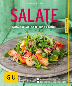 Salat-Rezepte: Endlich neue Ideen für leckere FitmacherVon Salat können wir nie genug bekommen! Sie auch nicht? Der neue GU-Küchenratgeber Salate bringt ganz neue Ideen für köstliche Salat-Rezepte mit: vom aufgepeppten Klassiker bis zum Snack für unterwegs. Diese Salate machen immer eine gute Figur! Salat-Rezepte für jede Gelegenheit: Ihr Buch auf einen BlickDas erwartet Sie im GU-Küchenratgeber Salate: Tipps und Extras: Dressing-Basics, Blattsalat-Wissen, Inspiration für Toppings und Brot-Rezepte Rohkost mit Extras: Blumenkohl-Tabouleh, Möhren-Grapefruit-Salat, Rote-Bete-Spinat-Salat, Radieschensalat mit Feta und mehr Klassiker mal anders: Caesar Salad mit Saltimbocca, Caprese blankenese, Bruschetta-Salat, Sommersalat mit Nektarinen und mehr Salate to go: Grünkernsalat mit Bohnen, Buchweizensalat mit Avocado, Linsensalat mit Salbei-Birne, Glasnudelsalat mit Tempeh und mehr Wellness-Salate: Buddha Bowl, Superfood-Salat, Detox-Salat, Süßkartoffel-Avocado-Salat und mehr Diese Salat-Rezepte machen happySie lieben Salat in allen Lebenslagen, aber Ihnen gehen langsam die Ideen für Abwechslung in der Salatschüssel aus? Dann haben wir was für Sie! Rucola, Chicorée, Radicchio oder Eisbergsalat vereinen sich mit knackiger Rohkost, fruchtigem Obst, aromatischen Kräutern, knackigen Kernen. Abgerundet mit einem feinen Dressing werden sie zum frischen Geschmackswunder. Mit Linsen, Buchweizen, Glasnudeln, Fleisch oder Meeresfrüchten kommt eine Portion Sattmacher dazu. Ein paar Beispiele haben wir schon einmal für Sie vorbereitet: Salat-Rezepte zum Abnehmen: Sie haben über die Stränge geschlagen... Wer in letzter Zeit zu viel geschlemmt hat und Pfunde loswerden will, braucht etwas Leichtes. Wie wäre es mit dem Sellerie-Ananas-Salat mit Hähnchen? Mehr Salat-Rezepte zum Abnehmen finden Sie im GU-Küchenratgeber Salate. Salat-Rezepte für eine starke Abwehr: Sie brauchen einen Vitalstoff-Kick... Fünf Portionen Obst und Gemüse sollen es laut Ernährungsexperten jeden Tag sein. Dieses Pensum ist manchmal gar nicht so leicht zu schaffen. Müdigkeit macht sich breit, das Immunsystem schwächelt. Ein Rohkost-Salat ist jetzt genau das Richtige: Der Möhren-Grapefruit-Salat mit Ingwer und Frühlingszwiebeln füllt die leeren Reserven mit neuer Energie auf. Neue Salat-Rezepte: Sie sind auf eine Party eingeladen... Nudelsalat, grüner Salat, Kartoffelsalat  alle Klassiker unter den Salat-Rezepten sind schon besetzt? Was sollen Sie jetzt noch mitbringen? Glänzen Sie bei Ihren Freunden mit etwas Neuem. Wir empfehlen den Hirtensalat mit Melone. Was da alles drin ist? Das erfahren Sie im GU-Küchenratgeber Salate. Salat-Rezepte zum Mitnehmen: Sie möchten auch im Büro gesund essen... Sie haben die Kantine satt, Salate machen von Zuhause bis zur Pause aber oft schlapp. Erster wichtiger Trick: Salat-Dressing im Schraubglas mit ins Büro nehmen und erst kurz vor dem Verzehr über den Salat geben. Oder Sie stecken den Salat in Reispapierblätter  nämlich so wie in unserem Rezept für Sommerrollen mit Garnelen. Oder Sie machen den Kollegen mit den Backhendl-Salat-Wraps eine lange Nase. Detox-Salat-Rezepte: Sie brauchen Abstand vom Alltag... Stress, Hektik, ungesundes Essen  manchmal werfen uns die täglichen Belastungen ganz schön aus der Bahn. Eine Schüssel voller Wellness bringt Sie wieder in Balance. Der Detox-Salat oder die Buddha-Bowl versorgen Sie mit wohltuenden Superfoods. Salat-Rezepte mit Abwechslung: Hier wird Ihnen nie langweiligBringen Sie die Salatschleuder in Schwung, wetzen Sie die Schneidemesser! Im GU-Küchenratgeber Salate finden Sie alle Rezepte und können gleich loslegen. Wir wünschen Ihnen viel Spaß beim Schnippeln und Genießen. "Salate" ist erhältlich im Online-Buchshop Honighäuschen.
