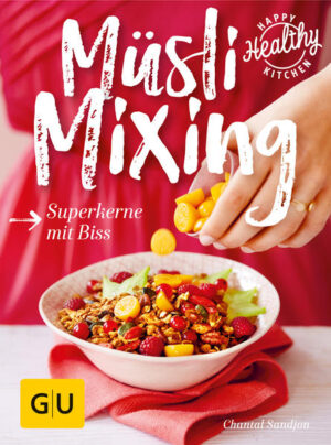 Müsli selber machen: Müsli-Mixing ist der neue FoodtrendFinger weg von Fertigprodukten! Wer sich smart ernähren will, startet den Tag schon mit „healthy grains“ - kernigen, cleanen Müsli-Rezepten ohne Zusatzstoffe und Zuckerzeug. Wir zeigen Dir, wie Du Dein gesundes Müsli selber machen kannst und welche Müsli-Rezepte bei der wichtigsten Mahlzeit des Tages unbedingt in Deiner Schüssel landen sollten. Willkommen in der Happy-Healthy-Kitchen! Müsli selber machen: Dein Buch auf einen BlickDas erwartet Dich in Deinem GU-Buch „Müsli Mixing“: Müsli-Know-how: Sei schlauer und erfahre, was in einem gesunden Müsli steckt. Bei uns gibt es „Cereal Beefits“ „Cereal Wiki“, „Cereal Facts“ und „Fifty Shapes of Grain“. Na, neugierig geworden? Müsli-Rezepte für Dich: Happy Hirse Müsli, Oats and Berry Goodness, Red Grapes Overnight Oats und viele weitere Müsli-Rezepte warten auf Dich. Und damit es Dir wirklich nie langweilig wird, haben wir sogar noch Rezepte wie Raw Realness Bars, Vegane Teff-Cookies, Blueberry-Pancakes oder Birnen-Smoothie-Bowl dazu gepackt. Schließlich sind Cerealien doch viel zu schade, um nur morgens den Tiger in Dir zu wecken, oder? Müsli-Rezepte: Diese Müsli-Zutaten brauchst Du wirklichViele Müslis aus der Werbung klingen verlockend: superschokoladig, total gesund und praktisch zuckerfrei. Wer sich die Zeit nimmt und einen Blick auf die Zutatenliste wirft, erkennt meist, dass hinter diesen Versprechen wenig Wahres steckt. Meist befinden sich in einem Fertigmüsli mehr Zucker und Zusatzstoffe als gesunde Müsli-Zutaten. Dabei ist das Geheimnis eines gesunden Müslis eigentlich ganz einfach: Müsli selber machen ist angesagt! So hast Du die Möglichkeit, Dein Frühstück superlecker und absolut gesund zu gestalten - mit Getreideflocken, Samen, Trockenfrüchten, Obst, Nüssen, hochwertigen Milchprodukten und veganen Alternativen. Ein paar Beispiele gefällig? Happy Hirse Müsli: glutenfreies Müsli selber machen Bei unserem Müsli-Rezept „Happy Hirse Müsli“ kommen Hirseflocken, gepuffte Hirse, Rosinen, Sonnenblumenkerne, Leinsamen, Heidelbeeren, Erdbeermarmelade, Zimt und Haferdrink in die Schüssel. In nur fünf Minuten hast Du dieses fruchtig-kernige Müsli gemacht und Dir wird als Dankeschön fürs Selbermachen ein Kickstart in den Tag beschwert. Schoko-Granola-Müsli selber machen Dass Granola gerade angesagt ist, hat einen guten Grund: Die Basis für ein gesundes Müsli kannst Du prima auf Vorrat zubereiten. Bei unserem Schoko-Granola landen dazu allerhand guter Zutaten auf einem Backblech: Kokosflocken, Buchweizen, 3-Korn-Flocken, Leinsamen, Walnusskerne, Ahornsirup, Kokosblütenzucker, Kokosöl, Kakaopulver, Vanilleextrakt, Kakao-Nibs und Cranberrys. Nach ein paar Minuten im Backofen wird nur noch etwas Zeit zum Abkühlen benötigt und schon kann der Mix luftdicht verpackt für bis zu vier Wochen aufbewahrt werden. In „Müsli Mixing“ zeigen wir Dir viele verschiedene Granola-Varianten zum Nachmachen. Matcha-Magie im Glas: Müsli-Rezepte mit Superfoods Dein Müsli eignet sich wunderbar, um es mit Superfoods zu spicken. Sie versorgen Deinen Körper mit hochwertigen Inhaltsstoffen und machen Dich garantiert startklar für jede Herausforderung des Tages. In unserem Schichtmüsli „Matcha-Magie im Glas“ haben wir gleich mehrere Superfoods für Dich versteckt: Chia-Samen, Matcha-Pulver und Quinoa. Wenn der Tag so beginnt, kann nichts mehr schiefgehen. Apropos Superfoods: Die kleinen Wunderwaffen für Deine Gesundheit haben wir gleich in mehreren Müsli-Rezepten für Dich versteckt. So bekommt sogar ein klassisches Porridge-Rezept ein ganz neues Gesicht. Stell Dir vor, unser „Grünes Hirse-Porridge mit Feigen“ wird mit Weizengraspulver und Hanfsamen auf Vordermann gebracht. Oats, Bowls und Bars: Foodtends am FrühstückstischDu bist auf der Suche nach Ideen für Overnight-Oats? Wir haben gleich mehrere Rezepte für Dich parat - von „Hemp & Apple Overnight Oats“ bis zu minzigen Overnight-Flocken mit Nektarinen. Oder möchtest Du einen Bowl-Foodtrend zum Frühstück vernaschen? Auch das machen wir in „Müsli Mixing“ für Dich möglich - zum Beispiel mit dem Rezept für „Sunrays & Pomegranate Super-Bowl“. Für den Energie-Booster zwischendurch sorgen unsere Energy-Bars mit Amarant, Bananen oder Datteln. Dank natürlicher Süßer sind diese gesunden Snacks kalorienärmer und bestens für eine ausgewogene Ernährung ohne Industriezucker geeignet.