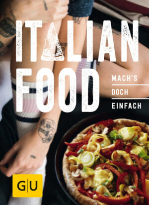 Italian Food Mach´s doch einfach! Der Untertitel der neuen Kochbuchreihe ist Programm. Die italienische Küche ist vielleicht die beliebteste der ganzen Welt. Kein Wunder: Sie kombiniert schmackhafte Klassiker mit gesunden Zutaten und ist auch noch einfach zuzubereiten. Darum ist sie nicht nur in aller Munde, sondern auch überall zu Hause. Von der Pizza über die besten Pastagerichte bis zu feingewürzten Fisch- und Fleischvariationen machen in diesem Kochbuch über 60 leckerer und gesunde Rezepte im frischen, modernen Layout Lust auf mehr. Dazu stellen sich die vier bekanntesten italienischen Genussregionen vor – mit all ihrem Charme und natürlich den kulinarischen Spezialitäten der „cucina italiana“.