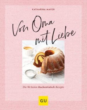 Von Oma mit Liebe: Die besten Kuchentratsch-RezepteKuchen wie von Oma sind das Beste für Kaffeeklatsch, Kuchentafeln und Geburtstage. Dieses Backbuch liefert die leckersten Rezepte für jeden Backofen! Erinnern Sie sich auch noch an diesen einen Lieblingskuchen von Ihrer Oma? Egal ob Apfelkuchen, Marmorkuchen oder Donauwellen - der Kuchen aus Omas Backrohr weckt Kindheitserinnerungen und erinnert an liebgewonnene Geschmäcker und Rituale. Wenn Sie also auf der Suche sind, nach echten, richtigen Großmutter-Rezepten, dann ist das Kochbuch von Katharina Mayer bestimmt passend. Sie betreibt den Münchner Kuchentratsch. Hier backen fast 50 Omas und Opas ihre altbekannten Kuchen und tauschen sich aus. Neben köstlichen Rezepten entsteht so für die Rentner auch viel Unterhaltung. Kuchen aus München jetzt zum Nachbacken Das Unternehmen beliefert mehr als 20 Cafés in München - es kann also gut sein, dass sie schon mal ein Stück probiert haben. Jetzt gibt es die Rezepte zum Nachbacken und selbst verschenken. Überlegen Sie sich eine Gelegenheit, laden Sie Freunde ein, feiern Sie Geburtstag oder gönnen Sie sich einfach so ein Stück Glück. Bei der Auswahl helfen die Kategorien: Kleine Leckerbissen Lieblingskuchen für jeden Tag Torten für jeden Anlass Trendig & Aus aller Welt Die besten Rezepte - altbewährt Jede Oma bringt ihre Lieblingsrezepte ein, oft sind diese 100 x gebacken und perfektioniert. Das heißt nicht, dass altmodisch gekocht wird. Auch neue Süßungsmittel oder moderne Gewürze finden Platz. Ebenso zeigen die Omas, dass auch sie Lust an neuen kreativen Gerichten haben. Probieren Sie unbedingt: Baumkuchenspitzen von Oma Anni oder Kirchweihnudeln von Oma Paula - beides kleine Leckereien für die Enkel Wiener Schokoladen-Gugelhupf von Oma Rosemarie und Zimtschneckenkuchen Die dekorative Panamatorte und die klassische Linzertorte von Oma Irmgard Einen veganen Rote-Bete-Schokokuchen von Oma Paula und die Windbeuteltorte von Oma Milena wenn Sie Gäste beeindrucken wollen Ganz viel Geschmack Nicht nur die köstlichen Rezepte aus dem Rohr, sondern auch die persönlichen Geschichten und kleine Interviews mit Oma und Opa finden in dem hübsch bebilderten Backbuch ihren Platz. So verraten abwechseln die Großmütter, wie Biskuit, Mürbeteig oder Hefeteig hergestellt wird. In dem Rezeptbuch finden Sie Klassiker, Süßes, Fruchtiges, Kekserezepte, Törtchen, Muffins und viele neue Kreationen mit Oma-Superpower.