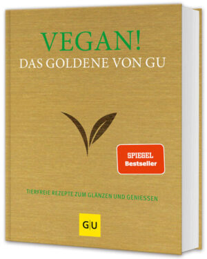 Mehr als 300 vegane Rezepte im brandneuen Vegan-Kochbuch. Jetzt loskochen und genießen! Eine riesige Auswahl an bewährten und alltagstauglichen Rezepten wartet in dem neuen Kochbuch „Vegan! Das Goldene von GU“ auf Sie. Volle 400 Seiten mit Rezepten, Tipps und Tricks für die vegane Küche liefern Ihnen tagtäglich Inspiration, was Sie kochen, backen und zubereiten können. Dabei gibt es Rezepte aus diesen Kategorien: Vegane Basics Frühstücksideen To go und Zwischendurch One-Pot-Seelenfutter Hauptgerichte für jeden Tag Küchenklassiker vegan Süßes gerührt und gebacken Alltagstauglich vegan … … ist die Devise. Denn niemand hat Lust auf aufwändiges, stundenlanges Kochen mit 1000 Ersatzprodukten. Die Rezepte zeigen, wie einfach und schnell die vegane Küche ohne tierische Zutaten funktioniert und wie hervorragend rein pflanzliche Rezepte schmecken. Dabei ist für jeden Geschmack etwas dabei: mit oder ohne Soja, glutenfrei, low carb, no carb sowie milcheiweißfrei. Probieren Sie unbedingt: Oatmeal aus dem Ofen Green Power Bowl mit Avocado und Kiwi Bulgursalat mit scharfen Möhren Rucola-Tempeh-Salat Veggielicious-Burger mit Rotkohl Süßkartoffel-Sauerkraut-Topf mit Tofu Vegane Küche - endlich kreativ und einfach Wussten Sie, dass man Hafer- und Mandeldrink ebenso selbst machen kann wie Seitan? Denn diese sind unverzichtbar beim veganen Kochen und Backen. Lernen Sie, wie man mit wenigen Zutaten und einfachen Küchengeräten viele Basics selbst herstellen kann. Das umfangreiche Rezeptebuch klärt außerdem über wichtige Nährstoffe auf und zeigt, dass viele Vorurteile nicht wahr sind. Freuen Sie sich auf viel Inspiration für die vegane Alltagsküche, leckere Backrezepte und Torten sowie eine große Auswahl an Rezepten für jeden Gaumen: Egal ob Single, Großfamilie, Party mit Freunden oder Meal Prep fürs Büro.