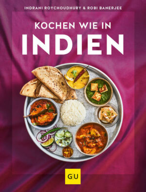 Authentisch kochen wie in Indien  dieses Kochbuch zeigt die wahren Geheimnisse der indischen Küche! Eintauchen in die aromatische, bunte und würzige Küche Indiens, wer träumt davon nicht? Diesen Traum können Sie sich jetzt nach Hause holen und mit dem neuen Kochbuch der YouTube-Stars von Lucky Recipes selbst köstliche Mahlzeiten zubereiten. Das wunderschön gestaltete Rezeptebuch gewährt nicht nur einen tiefen Blick in das Land Indien, es zeigt auch, wie man auf einfache und schnelle Weise die traditionellen Gerichte zubereiten kann. Zu ausgewählten Rezepten gibt es unterhaltsame und informative Kochvideos der Autoren, die über einen QR-Code abgerufen werden können. Nachkochen war nie einfacher! Indisch kochen   ist gar nicht schwer. Dazu braucht es nur ein gut gefülltes Gewürzregal und leckere Rezepte, die alltagstauglich sind und funktionieren. Genau das vermitteln die beiden Autoren  kreative Rezepte, die man auch nach Feierabend oder in der Studentenküche zubereiten kann. Vorspeisen und Basics, die einfach alle lieben Streetfood wie frisch vom Markt Hauptgerichte mit Fisch & Fleisch Warme, sättigende Rezepte die vegetarisch und vegan sind Brot & Reis  einfach unverzichtbar Süßes  für den Geschmack von Bollywood Abwechslungsreich Kochen Sind Sie auch immer wieder auf der Suche nach neuen Rezepten, die Sie zu einem Dinner mit Freunden servieren können? Gastfreundschaft wird in Indien großgeschrieben, weshalb sich aus den Speisen im Buch tolle Buffets für Familien zusammenstellen lassen. Naanbrot mit Tamarindenchutney, Chicken Tikka Masala und Mango-Kulfi-Eis Samosas aus dem Ofen, Aprikosenhähnchen sowie Gulab Jamun Poori, Paneer mit Ingwer und Kokos und Kichererbsen-Kokos-Konfekt überzeugen als Menüs sicher auch Ihre Gäste. In 5 Kapiteln lernen Sie mit diesem Kochbuch die Küche Indiens kennen und lieben. Ganz egal ob die Mahlzeit vegan oder vegetarisch sein soll, oder ob Kinder mitessen, die große Auswahl an Rezepten hält für jeden Gaumen etwas bereit. "Kochen wie in Indien" ist erhältlich im Online-Buchshop Honighäuschen.