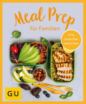 Vorkochen für Groß und Klein Jeden Tag gibt es so viel zu tun – und dann soll ja noch ein gutes und gesundes Essen auf den Tisch! Mit MEAL PREP gelingt das ganz ohne Stress: Einmal pro Woche wird vorgekocht und in Portionen eingefroren, so hat man viele leckere Mahlzeiten auf Vorrat, egal, ob für zuhause in der Familie oder fürs Büro. Dazu gibt es viele Tipps zum Einfrieren und Auftauen.