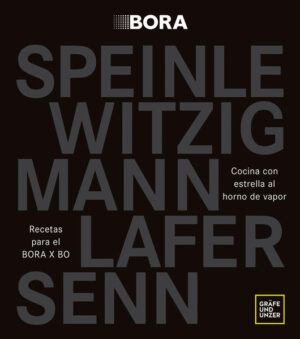 Cuatro chefs con estrella llevan la cocina y la repostería en horno de vapor al siguiente nivel. Jugosos asados, crujientes cortezas, verduras al punto, cremosos y etéreos suflés: Johann Lafer, Andreas Senn, Cornelius Speinle y Eckart Witzigmann revelan sus mejores recetas para el horno Flex BORA X BO y nos acercan al placer más exclusivo con sus creativas y variadas combinaciones culinarias. Déjese conquistar por el magret de pato al jengibre, los rollitos de arroz crujientes sobre espinacas con sésamo, el gazpacho de tomates verdes, los garbanzos con verduritas a la papillote, la crema de limón o la tarta de zanahoria.