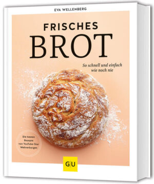 Brot selber backen - ein Trend, der sich durchgesetzt hat! Auch weil es Menschen wie Eva Wellenberg gibt, die das Brotbacken alltagstauglich machen. Denn wer wie sie Mutter dreier Kinder und berufstätig ist, hat definitiv keine Zeit, sich mit Anstellstücken, langen Gehzeiten und Co. zu beschäftigen. Wie unkompliziert und auch unkonventionell es sein kann, auch mit wenig Zeit immer frisches Brot im Haus zu haben, zeigt Eva auf ihrem YouTube-Kanal „Weltverborgen“. Da werden in einem Bratschlauch alle Zutaten fix verknetet und gebacken, gibt es 1001 Ideen für No Knead Breads, und es kommt die Pfanne zum Einsatz. Ihre besten YouTube-Rezepte sowie exklusiv neu entwickelte Ideen für Ratzfatz-Brote gibt es nun endlich in einem Buch!