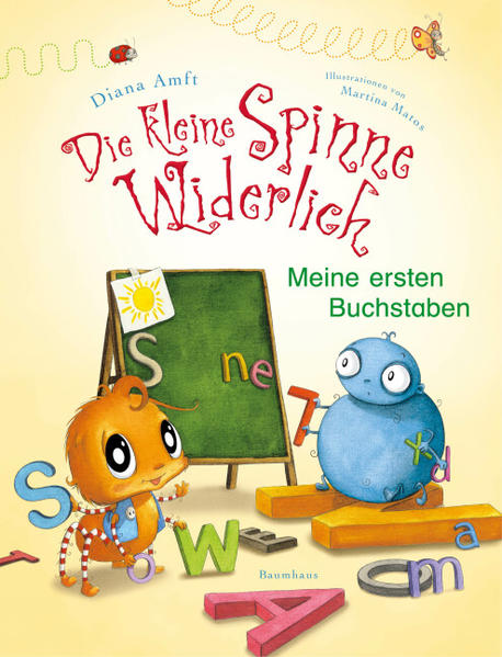Honighäuschen (Bonn) - Großer Lernspaß mit der kleinen Spinne!  In diesem liebevoll gestalteten Mitmachbuch finden Kinder spielerische Vorübungen zum Schreiben und Kennenlernen von ersten Buchstaben. Gemeinsam mit der beliebten kleinen Spinne können sie lustige Schwungübungen machen, Worträtsel lösen, Reimwörter finden und vieles mehr.  Mit ABC-Würfelspiel - dem Spielspaß für die ganze Familie, und tollen Stickern als Extra
