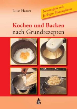 Das vorliegende Buch ist aus jahrelanger praktischer Schularbeit erwachsen und soll jungen Mädchen und Frauen - (inzwischen auch Männern), die sich in dieses Gebiet einarbeiten wollen, ein Ratgeber sein. Es ist vor allem die einfache bürgerliche Küche auf neuzeitlicher Grundlage berücksichtigt. Es hat sich gezeigt, dass man zu einer Fertigkeit im Kochen, Backen und Einmachen nur kommen kann, wenn man als Grundlage die GeSetzmäßigkeiten, die bei der Zusammenstellung der Zutaten und bei der Zubereitung der Speisen wirksam sind, erkennt und die sich daraus ergebenden Regeln einhält. Die meisten Koch- und Backrezepte lassen sich in irgendeine zugehörige Gruppe eingliedern. Daraus ergeben sich Grundmengen und Grundrezepte. Diese können durch verschiedenartiges Würzen, Füllen oder Formen, ferner durch sinngemäß verwendete Austauschstoffe verändert werden. Dieses selbstständige Ausschmücken, Ändern oder Ableiten weckt Freude am Kochen und Backen und lässt auch Phantasie und Gemüt zu ihrem Recht kommen. Das Arbeiten nach Grundrezepten scheint zu einer gewissen Einförmigkeit hinzuführen. In Wirklichkeit aber werden jedem, durch die sichere Unterlage der Grundrezepte, die Mittel zur selbstständigen Ab- und Umwandlung der Gerichte in die Hand gegeben.