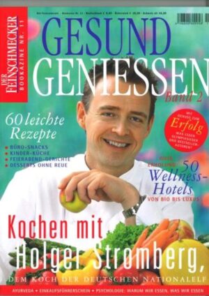 Das Bookazine "Gesund Geniessen, Band 2" ist eine Ergänzung des gleichnamigen Bookazines, das 2005 erschienen ist. Es werden 50 leichte Rezepte für verschiedene Anlässe vorgestellt und gesunde Desserts präsentiert. Außerdem stellt die Redaktion Tee als Alternative zu Wein vor und ergründet die Psychologie des Essens. Des Weiteren enthält dieses Bookazine viele weitere Tipps und Reportagen. Abgerundet wird das Bookazine mit den 50 besten Adressen in Deutschland, Österreich und der Schweiz, die schon beim Lesen die Vorfreude auf die Welt der gesunden Gastlichkeit wecken.