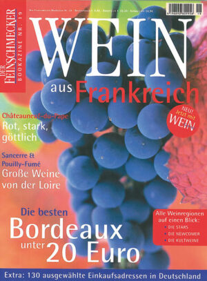 VIVE LE FRANCE! Frankreich ist stolz auf die Premiere Grands Crus, aber seine Winzer haben noch viel mehr zu bieten Das Mutterland des modernen Weinbaus besteht nicht nur aus den bekannten und berühmten Anbaugebieten Bordeaux, Burgund und Champagne, sonder verfügt über eine unglaubliche Vielfalt an Regionen mit unterschiedlichen Böden, Rebsorten und Weinstilen. Bei einer Rebfläche von mehr als 843 000 Hektar und der jährlichen Produktion von 53 Millionen Hektorlitern gehört Frankreich zu den größten Weinproduzenten weltweit. In diesem Bookazine stellt DER FEINSCHMECKER Ihnen das Weinland Frankreich in elf Kapiteln vor - von der Champagne im Norden bis zum Languedoc-Roussillon am Mittelmeer. DER FEINSCHMECKER gibt einen Überlick über die Anbaugebiete und die Appellationen, präsentieren die besten Winzer und ihre grandiosen Rot- und Weißweine. Außerdem sind mehr als 100 Weinläden in Deutschland aufgelistet, wo Sie diese Weine kaufen können.