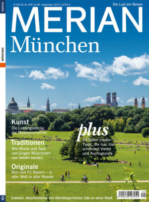 In dem MERIAN Magazin MünchenJedes Jahr kommen mehr Menschen nach München. Für ein langes Wochenende oder eine Städtereise. Südliche Lebensart und laue Nächte locken im Sommer