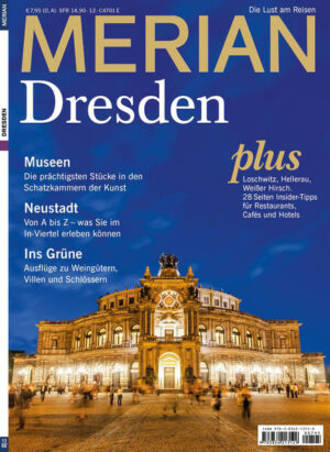 In dem MERIAN Magazin DresdenJedes Jahr kommen mehr Besucher in das Elbflorenz. Der kulturelle Reichtum