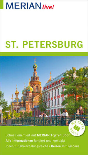 Mit MERIAN live! St.Petersburg erleben St. Petersburg gilt als Russlands »Fenster nach Europa« und die schönste Stadt des Landes. Wegen ihrer vielen Kanäle und Flüsse wird sie oft mit Venedig verglichen. Doch ihre Aura und ihre Bauwerke sind unvergleichlich. Prachtvolle Paläste und Kirchen