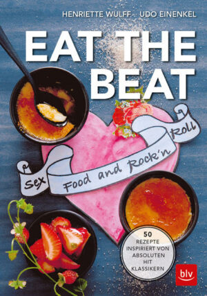 Kochen wie ein Rockstar: mit wenigen guten Zutaten, genial einfachen Profitipps und einer großen Prise Spaß. Da ist Musik drin: einfach gut und kreativ kochen, inspiriert von 45 Rock- und Pop-Songs. Von »Brown Sugar« (Rolling Stones) über »I got the Power« (Snap) bis »Pea« (Red Hot Chili Peppers): Gute-Laune-Food für jede Tageszeit. "EAT THE BEAT" ist erhältlich im Online-Buchshop Honighäuschen.