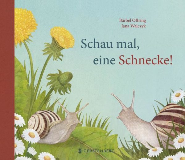 Honighäuschen (Bonn) - Wer kriecht denn da kopfüber die Mauer herunter? Eine kleine Schnecke! Kinder lieben es, sie zu beobachten: diese wagemutigen Akrobaten mit dem eigenen Haus auf dem Rücken. In diesem Buch begleiten wir eine Garten-Schnirkelschnecke durch das Jahr. Mit warmer Erzählstimme bringt die renommierte Biologin Bärbel Oftring uns die faszinierenden Wesen ganz nahe, und die vielen detailreichen Illustrationen zeigen uns die Schnecken, wie wir sie noch nie gesehen haben  sogar in das Innere eines Schneckenhauses können wir blicken. Viele Ausklappseiten und ein Schneckenforscher-Tagebuch runden das Buch ab.