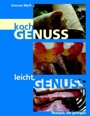 kochGENUSS - leichtGENUSS Suchen Sie schon lange ein Kochbuch mit klar verständlichen, anregenden und animierenden Rezepten? Dann ist dieses Buch genau das Richtige für Sie! Als Hauswirtschaftslehrerin mit langjähriger Erfahrung ist es mein Ziel komplizierte und anspruchsvolle Rezepte so zu gestalten, dass auch Unerfahrene ihre Gäste kulinarisch verwöhnen können. Im vorliegenden Rezeptbuch finden Sie Anleitungen für leichte, anspruchsvolle wie auch exklusive Gerichte. Arbeiten Sie sie von oben nach unten durch und erleben Sie Kochen neu!