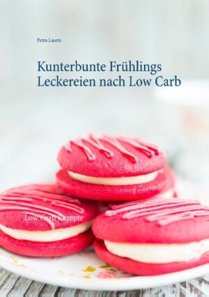 Kunterbunte Frühlings-Leckereien nach Low Carb. Wer denkt, erfrischend, süß und lecker geht nicht bei Low Carb, der hat keine Ahnung. Man kann alles auf raffinierte Art und Weise nachbauen, so kann man süße Leckereien schlemmen und gleichzeitig abnehmen. Wer auf süß, frisch und fruchtig steht und zudem eine Low Carb Diät macht, sollte sich mein Buch ansehen und sich fit durch den Frühling schlemmen. Ich wünsche Ihnen viel Spaß mit meinem Buch. "Kunterbunte Frühlings Leckereien nach Low Carb" ist erhältlich im Online-Buchshop Honighäuschen.