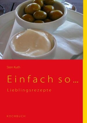 Wer gerne kocht, der hat auch gerne "Mitesser" zu Gast. Und wenn es denn schmeckt, so werden immer wieder Rezepte nachgefragt und ausgetauscht. Warum nicht einfach ein kleines Kochbüchlein daraus machen, dachte sich Sten Kuth. Auf seinen privaten und beruflichen Reisen durch die halbe Welt sowie bei längere Aufenthalten in Barcelona, Sydney, New York und anderen Städten dieser Welt sammelte er bei Freunden, in seinen Lieblingsrestaurants und anderen Quellen einfache bis raffinierte Rezepte unterschiedlichster Art. Herausgekommen ist eine abwechslungsreiche Mischung von leicht nachzukochenden Gerichten. Von internationaler Hausmannskost bis hin zu moderner Crossover-Küche ist für jeden Geschmack etwas dabei.