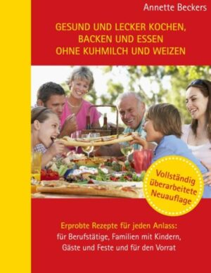 Honighäuschen (Bonn) - Kuhmilch und Weizen und daraus hergestellte Produkte sind in unserer Nahrung allgegenwärtig - wie sehr, fällt erst auf, wenn sie, zum Beispiel wegen einer diagnostizierten Nahrungsmittel-Allergie, vom Speiseplan gestrichen werden müssen. Meist sind die Betroffenen mit der Umstellung der Ernährung zunächst völlig überfordert und oft hört man die Frage: "Ja, was kann ich denn dann überhaupt noch essen?" Dieser praktische Ratgeber informiert über die Symptome einer Kuhmilch- und Weizenallergie und bietet eine Fülle erprobter, leckerer und einfacher Rezepte, die auch Kindern schmecken. Mit diesem Buch ist die Nahrungsumstellung einfach und kein unüberwindbares Problem mehr. Möglicherweise hilft es sogar, die eigenen Essgewohnheiten, auch über die Dauer der begleitenden Therapie hinaus, langfristig zu verändern. Lieblingsrezepte wie Pizza und Milchreis gelingen nämlich auch ohne Kuhmilch und Weizen.