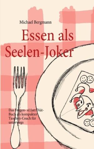 Verstehen, erkennen und enttarnen Sie Essen als Seelen-Joker!Der Mensch isst, weil er dadurch Hunger abstellen oder vorbeugen will. Naturgemäß hat er dazu das Hungergefühl, das ihm anzeigt, wann er wie viel und wie lange essen sollte. Viele Menschen sind aber nicht (mehr) in der Lage, Hungergefühle und Gefühlshunger voneinander zu unterscheiden. Dann braucht es eine andere Methode, um sich darüber bewusst zu werden, ob der Körper Nahrung oder die Seele etwas anderes braucht.Dieses Buch ist kein Ratgeber, sondern ein unkonventioneller Impulsgeber zum Thema Essen, das nicht durchgelesen im Regal stehen wird, sondern als persönlicher Begleiter dient. Es macht sie nicht zum Leser, sondern zum Nutzer. Wie der Titel bereits zweideutig verrät, gibt es Fragen satt und Fragen statt eines Diätprogramms. Lernen auch Sie damit die Funktionsweise Ihres persönlichen Seelen-Jokers kennen, und essen Sie zukünftig nur noch, wenn Sie auch wirklich körperlich hungrig sind. Das vorliegende Buch ist die kompakte, und damit sprichwörtlich abgespeckte, Version des Buches „Das Fragen- statt Diät-Buch: Bewussterer Umgang mit dem Seelen-Joker Essen“, welches unter der ISBN 9783842333024 erschienen ist. Inhaltlich identisch hat es ein handlicheres Format und ist für die Variante als eBook nun im Fragenteil optimiert worden.-Michael Bergmann (Jahrgang 1972) hatte seit seinem sechzehnten Lebensjahr Probleme mit seinem Körpergewicht. Zuvor schlank und völlig natürlich essend, nahm er über Jahre und Jahrzehnte immer mehr (und nach erfolgreichen Diäten immer wieder) Gewicht zu. Sein Kopf war irgendwann voll mit Regeln, Vorgaben und Faktenwissen rund um das Thema Ernährung, doch die weiterhin schleichende Zunahme des Körpergewichts konnte langfristig nichts davon aufhalten. Immer wenn es wieder ein neues Rekordübergewicht gab, hatte er eine neue Diät ausprobiert und durchgeführt. Doch mitten in einer schweren Lebenskrise bemerkte und verstand er schließlich, dass Gefühle die eigentlichen Schlüssel zu seinem Ernährungsverhalten waren. Das Essen funktionierte im Spiel seines Lebens als emotionaler Esser quasi als unbewusster Seelen-Joker, der als Sofortmaßnahme für oder gegen allerlei Emotionen gut sein sollte.Als erfahrener Coach entdeckte er das Hinterfragen und Aufschreiben als wirkungsvolle Methode nun auch für seine Ernährungsprobleme. Er sammelte über 150 Themen aus seinem Seelenleben in Form von Fragen zusammen, die er früher ganz unbewusst immer nur mit Nahrungsaufnahme zu beantworten versucht hatte.