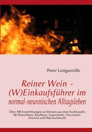 Hindernisse beim Weinkauf: Jeder dritte französische Wein verdient laut einer aktuellen Einschätzung des französischen Verbraucherschutzverbandes sein Qualitätssiegel nicht. Zwischen Rotationsrasierern und Jeanshosen lacht uns bei einem bekannten Discounter ein Wein für 6,99 Euro an, im Fachhandel kostet er mindestens 9,99 Euro. Von einem bedeutenden Weinguide hat dieser Wein zwei von drei möglichen Weingläsern als Auszeichnung erhalten, da muss man doch zugreifen, oder? Einziges Problem, der Wein ließ jegliche Andeutungen von Geschmack und Bukett vermissen. Nach tieferen Recherchen erfährt man, dass von diesem Wein lediglich eine Probe verkostet wurde, und diese auch nur als „verkehrsfähig“ eingestuft wurde und der Erzeuger selber weiß auf Nachfragen gar nicht, dass sein Wein bei diesem Discounter verkauft wird. Welchen Wein kann ich also heute noch als Begleiter zum Picknick oder zu einfachen Alltagsgerichten nehmen, und welchen kann ich für ein romantisches Dinner verwenden? Wem kann man noch trauen und welcher Wein ist wirklich gut? Lösung beim Weinkauf: In dem vorliegenden (W)Einkaufsführer finden Sie Antworten! Hier wird auch der Fachhandel kritisch unter die Lupe genommen, aus der Sicht eines ganz „normalen“ Verbrauchers im normal-neurotischen Alltagsleben. Über 300 Weine werden im vorliegenden Buch verkostet und bewertet, eine übersichtliche Auflistung im Anhang macht es einfach Ihren Wein in der richtigen Einkaufsstätte zu finden.