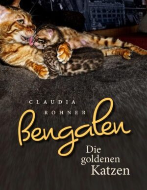 Honighäuschen (Bonn) - Die Faszination Bengalkatze erfasst jeden, die diese Katzen das erste Mal sieht. Doch in dieser exotisch-exklusiven Verpackung, mit einem Hauch Goldstaub überzogen, steckt noch weit mehr. Ein freundlicher, verschmuster, neugieriger und mutiger Charakter, welcher diese Rasse zusammen mit ihrer atemberaubenden Fellzeichnung zu einer der beliebtesten Katzenrassen überhaupt macht. Sie sind die Athleten unter allen Katzenrassen, Powerbündel bis ins hohe Alter, welche "ihren" Menschen abgöttisch lieben, aber auch sehr sozial gegenüber ihren Artgenossen sind. Lassen Sie sich entführen in die Welt der schönsten Katzen der Welt! Mit diesem Buch haben Sie einen professionellen Leitfaden zur Hand, wenn es um eine erfolgreiche Zucht, Aufzucht und das Leben mit Bengalen geht. Aber auch viele Farbfotos ermöglichen, einen Eindruck von diesen unglaublichen Katzen zu bekommen. "Bengalen - die goldenen Katzen" - Das Buch für Züchter, Liebhaber und solche, die es werden möchten - professionell, detailliert und verständlich für jedermann beschrieben.Über dieses Buch"Bengalen - die goldenen Katzen" ist ein umfangreicher Ratgeber für Züchter, Bengalkatzen-Besitzer und solche, die es noch werden wollen. Über fundierte Informationen über die Rasse bis zur Auswahl der Zuchttiere ist alles bis ins Detail und gut verständlich beschrieben. Das Buch führt den Leser von der Herkunft, Geburt bis zur Abgabe eines Kittens und erläutert die erfolgreiche Aufzucht von Bengalkitten. Es ist aber auch der Leitfaden für Menschen, welche sich eine Bengal anschaffen möchten. Die Auswahl eines seriösen Züchters wird ebenfalls ausgeleuchtet - damit der Katzenkauf nicht zum Trauma wird.