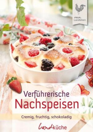 So üppig das vorangegangene Mahl auch war: Eine Nachspeise passt eigentlich immer noch in den Bauch. Die Qual der Wahl hat der Leser dieses Buches, denn die rund 100 verschiedenen Desserts sind allesamt eine kleine Sünde wert! Einfallsreiche Zusammenstellungen mit Creme, Frucht, Schokolade und Gewürzen wie Vanille und Zimt machen Lust aufs Ausprobieren und bieten für jeden Geschmack den passenden Nachtisch. Die Ergebnisse eines Rezeptwettbewerbs sind zum Teil pfiffige Variationen bekannter Klassiker, aber auch viele völlig neue, überraschende Kreationen sind dabei. Ihnen allen gemeinsam ist, dass sie leicht gelingen, aus gut erhältlichen Zutaten bestehen und in der Menge sowohl für das romantische Essen zu zweit als auch für Feiern mit Gästen angepasst werden können. Übrigens: Nicht nur als krönender Abschluss eines gelungenen Menüs, sondern auch als süße Zwischenmahlzeit oder als Kuchenalternative zur Kaffeezeit sind viele der Rezepte hervorragend geeignet.