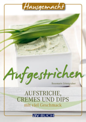 Aufstriche - einfach nicht zu toppen! Wer lässt sich da nicht gerne die Butter vom Brot nehmen? Aufstriche sind eine wahrlich köstliche Alternative und mit wenig Aufwand im Nu selbst zubereitet: frisch, lecker und voller Geschmack. Die Autorin verrät ihre besten Rezepte für klassische, schnelle, extravagante und süße Toppings. Aufstriche zum Selbermachen - eine Empfehlung für alle, die eine abwechslungsreiche und gesunde Alternative zu Butterbrot, Wurst oder Käse suchen.