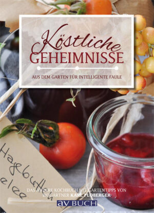 Kaum ein anderes Rezeptbuch ist so praktisch und nützlich wie die „Köstlichen Geheimnisse aus dem Garten für intelligente Faule“. Meist sind nur wenige Zutaten nötig, um aus den verschiedenen Gemüse- und Obstarten und den vielen unterschiedlichen Kräutern leckere Gerichte zuzubereiten. Das erleichtert die Verarbeitung, wenn in der Erntezeit mal wieder Unmengen aus dem Garten anfallen und guter Rat teuer ist, wohin da. Gleichzeitig sind schnell Rezepte zur Hand - aus dem Garten ein paar Karotten holen und in kurzer Zeit ein nahrhaftes und gesundes Gericht zaubern? Kein Problem! Gemüse, Obst und Kräuter sind übersichtlich alphabetisch geordnet. Von Brokkoli bis Zwiebel, Apfel bis Weintrauben und Bärlauch bis Thymian - zu fast allen Gartenpflanzen gibt es Rezeptideen: einfach, schnell, lecker!