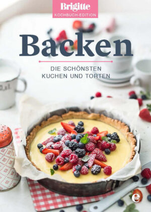 Rühren, kneten, belegen, verzieren - Backen ist schönste Handarbeit und jeder Schritt ein Versprechen auf eine köstliche Belohnung. Und das zu jeder Jahreszeit und zu jedem Anlass. Servieren Sie Freunden einen saftigen Obstkuchen mit Beeren, Rhabarber oder Äpfeln, krönen Sie ein Familienfest mit dem weltbesten Käsekuchen, versüßen Sie sich und Ihren Liebsten den Nachmittag mit einem himmlischen Schokokuchen - und mit den erprobten BRIGITTE-Backrezepten gelingen Ihnen garantiert auch die sahnigen Schmuckstücke aus dem Torten-Kapitel!