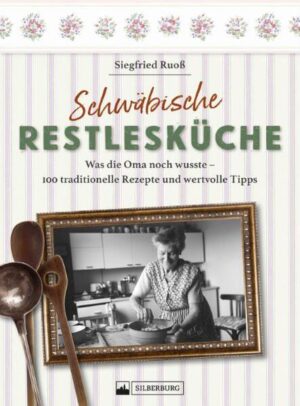 Genuss auf Schwäbisch - Resteverwertung auf traditionell schwäbische Art In diesem schwäbischen Kochbuch erfahren Sie, wie man aus Resten vom Vortag köstliche Gerichte zaubern kann und dabei auch noch sparsam und nachhaltig kocht. Nix verkomme lasse und trotzdem genießen: Unsere Großmütter wussten noch, wie man aus Resten von gestern schmackhafte neue Gerichte zaubert! Aus übriggebliebenen Kartoffeln und Spätzle oder Bratenstücken bereiteten sie so heißgeliebte Speisen wie den Gaisburger Marsch, gebrannte Brotsuppe, Saure Bohnenspatzen, Kartoffelgulasch, Arme Ritter oder Ofenschlupfer zu. Alle Gerichte sind nachhaltig, schnell zubereitet und haben etwas Entscheidendes gemeinsam: Sie schmecken unglaublich gut und bringen Abwechslung in Ihren Kochalltag! Dieses Kochbuch eignet sich für alle, die nachhaltiger kochen möchten und sich für die schwäbische Küche begeistern. Mit diesen Rezepten werden Sie Übriggebliebenes nie wieder wegwerfen müssen. Mit Geschichten, Anekdoten und Tipps rund um die traditionellen Rezepte sowie zahlreichen Fotografien aus alter Zeit. Tradition, Genuss & Nachhaltigkeit Mit Geschichten und Anekdoten rund um Omas Rezepte sowie mit zahlreichen Fotografien aus alter Zeit Schmackhafte Rezepte & fast verloren gegangenes Wissen