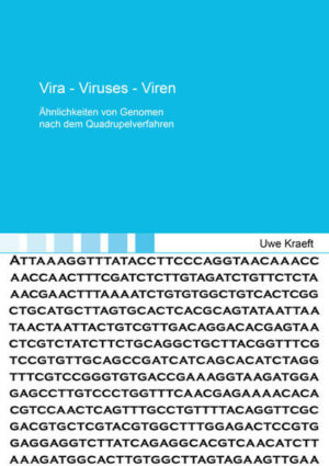 Etwa 350 vollständige Genome von Viren aus den Datenbanken des National Center for Biotechnology Information NCBI, allen voran das Wuhan seafood market pneumonia virus isolate Wuhan-Hu-1 (SARS-CoV-2) und dessen vermutete Verwandte, zum Beispiel bei Katzen und Fledertieren, werden mit der Quadrupelmethode und verschiedenen Auswertungsverfahren untersucht. Dafür wurden unterschiedliche Formen der bekanntesten Viren mehr oder weniger willkürlich ausgewählt. Die Genome folgender Viren werden nach einer Einführung in jeweils einem Kapitel behandelt: Coronaviridae