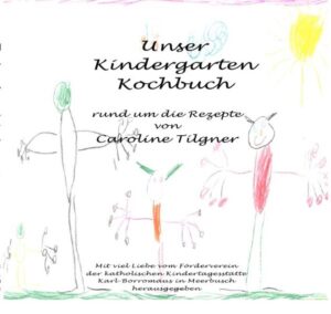 Unser Kindergarten Kochbuch ist ein Sammlung von Rezepten rund um unsere Kindergarten Köchin Frau Caroline Tilgner, die es schafft, selbst den aller Kleinsten Rote Beete und Sauerkraut schmackhaft zu machen. Illustriert wird das Buch von Haus internen Bildern, gemalt von den Kindergarten Kindern und geschossen im anbrechenden Frühjahr. Dazu gesellen sich Fingerspiele und Tischgebete, mit einer Prise Knigge und ein paar lustigen Geschichten rund ums Essen. Unser Buch soll beim Blättern zu neuen Gerichten inspirieren.