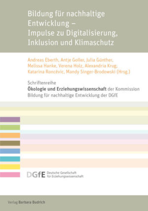 Honighäuschen (Bonn) - How can the relationship between Education for Sustainable Development (ESD) and other defining social issues such as social inequality, inclusion and digitalisation be determined? The authors present well-founded overviews as well as current empirical research from various academic disciplines on these and other aspects of ESD.