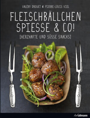 Ob als Fingerfood, Partysnack oder unkompliziertes Hauptgericht, Fleischbällchen und Spieße kommen immer gut an! In diesem Buch werden auf 144 Seiten süße und herzhafte Varianten präsentiert - mit Fleisch, Fisch, Gemüse und Obst als Zutat. Abwechslungsreiche Beilagen, Saucen und Marinaden runden die mundgerechten Köstlichkeiten ab.