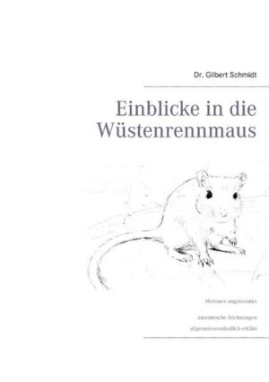 Honighäuschen (Bonn) - Anatomische Zeichnungen sind Kunstwerke. Sie können alleine für sich stehen oder mit Ziffern und Tabellen versehen als Schaltpläne der Natur verstanden werden. Nach einer kurzen Schilderung über die Entstehung der in diesem Band abgedruckten anatomischen Zeichnungen, folgen allgemeine Gedanken über die Bedeutung der anatomischen Zeichnung. Der Leser erfährt Wissenswertes über die mongolische Rennmaus und ihre zoologische Einordnung. Das Kapitel Anatomie für Einsteiger behandelt in kurzen, leicht verständlichen Abschnitten Allgemeines zum Körperbau und Besonderheiten beim Nagetier. Das abschließende Kapitel, Anatomie für Fortgeschrittene, mit detaillierter Bildbeschreibung wendet sich an den wissenschaftlich orientierten Leser.