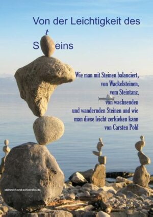 Honighäuschen (Bonn) - Steine können nicht nur leicht über das Wasser hüpfen, sie können auch an Land scheinbar schwebend übereinander gelegt werden. Der Autor erklärt, wie einfache Steine mit viel Geschick und Fingerspitzengefühl aufeinander ausbalanciert werden. Die Steine rasten miteinander ein und bleiben entgegen jeder Erwartung stehen. Statt einfacher Steinstapel entstehen kunstvolle Balanceskulpturen, elegante Figuren im Gleichgewicht, wie schwerelos wirkende spektakuläre Objekte. Die Zutaten sind lediglich Steine, Schwerkraft und Strategie. Für dieses archaische Riesenpuzzle gegen die Erdanziehungskraft werden Tricks beschrieben. Der Autor fordert auf zum Steintanz, zum Steineflüstern, zum Steinyoga und Balanceduell. Balancing ist zeitlos, es ist ein All-ages Event, also für fast alle Altersgruppen ein großer Spaß. Längst haben weltweit Aktionskünstler das Thema Stonebalancing für Events entdeckt. In Deutschland ist es bisher nur vereinzelt bekannt. Dieses Buch ist überhaupt eines der ersten zum Thema Stonebalancing. Interessante Geschichten und harte aber auch kuriose Fakten rund um die Steine werden vorgestellt. Schließlich ist es bemerkenswert, mit welcher Leichtigkeit die Naturgewalten riesige Felsstücke über den Globus geschoben oder ganze Gebirge auf Sandkorngröße zerlegt haben. Außerdem wird die schwerwiegende Bedeutung von Steinen für den Menschen dargestellt, sei es als Kraftstein unter dem englischen Krönungsthron oder als Kalender in Form eines Steinkreises. Gesteinsgiganten wurden schon früher mit einfachsten Mitteln kunstvoll von Menschenhand zerlegt. Das dabei der richtige Blick auf die Steinschichtung wichtiger ist als die Schlagkraft- diese und andere vergessenen Handwerkstechniken werden angesprochen. Das Buch ist durchweg allgemeinverständlich und gut lesbar für Jung und Alt geschrieben.