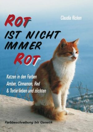 Honighäuschen (Bonn) - Nicht jede Katze, die uns offensichtlich rot erscheint, ist Rot. Die Fellfarben Amber, Cinnamon und Rot könnten verwandt sein, aber sie sind es nicht. Genetisch gesehen haben alle Drei einen völlig anderen Hintergrund, auch wenn sie sich optisch ähneln. Doch worin besteht der Unterschied? Von der Farbbeschreibung bis Genetik befasst sich dieses Buch speziell mit der Zucht der Samtpfoten in den Farben Amber, Cinnamon, Red und Schildpatt (Tortie). Die Autorin Claudia Ricken züchtet seit 1985 Rassekatzen. Erfolgreich veröffentlichte sie bereits diverse Bücher zum Thema Katzenzucht, insbesondere über die Farbgenetik der Katze. Mit diesem Buch stellt sie ein weiteres Werk vor, welches das komplexe Thema Genetik und Vererbung speziell der Farben Amber, Cinnamon, Red und Tortie bei der Katze in verständlicher Weise behandelt. Viele Fotos, Darstellungen, praxisnahe Tipps und Beispiele helfen dem Leser, einen schnellen Einblick in die Materie zu bekommen. Aber auch Fragen, wie: Warum gibt es mehr rote Kater als Katzen? Warum sind Torties fast immer weiblich? Was unterscheidet die Farbe Cinnamon von Sorrel? Warum sind Amberkatzen etwas ganz besonderes? werden hier beantwortet. Inhalt: Kapitel 1: Wissenswertes, Farbbeschreibung und Geschichte der Fellfarben Amber, Light Amber, Cinnamon, Fawn, Rot, Creme und Schildpatt (Tortie)