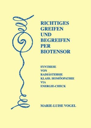 Honighäuschen (Bonn) - Meine Ausführungen im theoretischen Teil geben Informationen zu den Themen, die "yogisches" Wahrnehmen ermöglichen für das "Richtige Greifen und Begreifen" hinsichtlich der "Kommunikation per Biotensor". In der Abhandlung zum "Energie-Check" setzt sich die Kenntnis ins Praktizieren um über die "Synthese von Radiästhesie und Klass. Homöopathie incl. Akupunktur." Medizinisches Schemata, Akupunktur-Tabellen, Homöopathische Materia Medica bilden die Arbeitsgrundlagen. Buchempfehlungen folgen im Anhang nebst meiner Papillon-Meditation. Neues zu wagen oder zu integrieren ist das Motiv meiner Schrift und meiner Workshops für Anfänger der Heilkunde sowie interessierte Heilkundler.