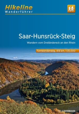 Erlebe die Vielfalt! Wandern vom Dreiländereck an den Rhein. Los gehts in Perl im Dreiländereck Deutschland-Frankreich-Luxemburg. Der Aussichtspunkt Cloef an der Saarschleife bietet Ihnen den idealen Blick auf diese herrliche Landschaftsform. Auf schmalen Graten