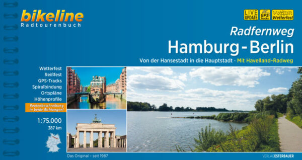 Der Radfernweg von Hamburg nach Berlin verbindet die reizvolle Hafenstadt mit der pulsierenden Metropole. Die Strecke folgt dabei verschiedenen Radwegen: Zuerst radeln Sie auf dem Elbe-Radweg durch die erholsamen und stillen Elbauen. Auf diesem Abschnitt entlang des breiten Elbstroms lernen Sie interessante Städte wie die malerische Schifferstadt Lauenburg und die Dom- und Inselstadt Havelberg kennen. Dann wechseln Sie auf den Havel-Radweg