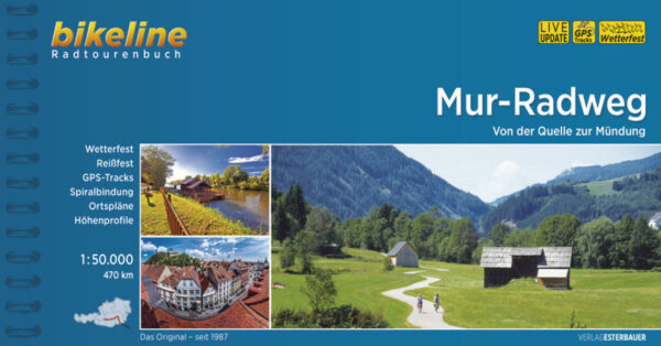 Der knapp 470 Kilometer lange Radwanderweg entlang der Mur zählt zu den bekanntesten Radtouren im Alpenraum und hat sich weit über die Grenzen von Österreich hinaus einen Namen gemacht. Die Tour beginnt am Mur-Ursprung in der Nationalparkgemeinde Muhr im schönen salzburgischen Lungau. Doch bald schon erobert der Gebirgsfluss die Steiermark und begleitet nun die Steirische Holzstraße