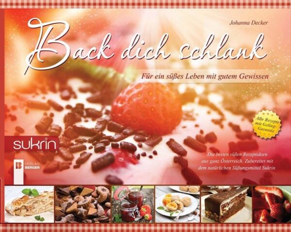 Natürliche Zutaten, leicht nachvollziehbare Arbeitsschritte und genaue Anleitungen machen das Backen und Kochen mit Sukrin zum Vergnügen. In diesem Kochbuch finden Sie Mehlspeisen, süße Knödel, Marmeladen, Kekse und vieles mehr aus der österreichischen Küche. Alle Rezepte sind von der Autorin praxiserprobt und leicht nachkochbar. Neben den Broteinheiten sind auch die KE-Werte für die deutsche Küche sowie die Brotwerte für die Schweiz ausgewiesen. SUKRIN ist Europas erfolgreichste natürliche Süße und direkt beziehbar in jedem Reformhaus und Apotheke und online über www.low-carb-shop.cc. "Sukrin Kochbuch" ist erhältlich im Online-Buchshop Honighäuschen.