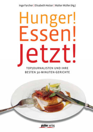 Dienstschluss. Rasch nach Hause. Der Magen knurrt: Er freut sich auf eine gute, selbstgekochte Mahlzeit. Aber man will sich nicht stundenlang an den Herd stellen. Man hat schließlich jetzt Hunger! Kein Problem, 100 steirische RedakteurInnen und ExpertInnen aus der Kommunikationsbranche servieren in diesem einzigartigen Kochbuch ihre Lieblingsrezepte der schnellen Küche. Die Vorgabe: In 30 Minuten muss ein perfektes Essen auf dem Tisch stehen. Und das tut es auch. Garant dafür ist Starkoch Willi Haider, der alle Rezepte nochmals auf ihr „Echtzeit-Zertifikat“ geprüft hat. Das Ergebnis: ebenso phantasievolle wie praktische Kreationen für jeden Tag, vom einfachen, zimtigen Apfelnockerl bis zum Curry-Sterz mit Steirerkäse, einem Rote-Rüben-Risotto mit Preiselbeeren und Kren oder Thymian-Gnocchi mit Nüssen. Und tatsächlich: Dies alles steht binnen 30 Minuten auf dem Tisch. Also dann: Ran an den Herd und Mahlzeit!