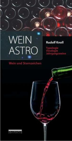 Weingenuss und Astrologie. Die Vinologie der Sternzeichen des bekannten Weinjournalisten Rudolf Knoll liefert überraschende Verbindungen und frappierende Erkenntnisse über Weingewohnheiten, passendste Weinsorten und weinastrologische Wahlverwandtschaften. Der Stier entpuppt sich als Wein-Konservativer, der Zwilling liebt beim Wein die Abwechslung und verkostet am liebsten am Ursprungsort, während der Löwe als Wein-Gourmet Jahrhundertweine bei Kerzenlicht den Vorzug gibt. Jedem Tierkreiszeichen werden die Geheimnisse, Eigenschaften und Besonderheiten seiner Weine und charakterlichen Neigungen verraten. "Wenn der Wassermann mit dem Stier - gemeinsam genießen, aber was" - welche Rebsorten gemeinsamen Stunden ein gewisses Etwas verleihen, das erfährt man im Sternzeichenmix, hilfreich vor allem bei sehr unterschiedlichen Weincharakteren. Auch die Jahrgangsweine werden in Verbindung mit dem chinesischen Horoskop und dem eigenen Geburtsjahr beleuchtet und beinhalten so manch verblüffende Entdeckung für den Leser. Amüsant und geistreich geschrieben, mit vielen Tipps und Informationen zu den idealen Sternzeichenweinen.