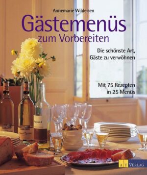 Gut geplant und gut vorbereitet ist halb gekocht. 75 unkomplizierte, aber dennoch attraktive Rezepte, zu 25 Menüs zusammengestellt, sorgen für sicheres Gelingen und lassen Ihnen Zeit, sich Ihren Gästen zu widmen. Die Menüvorschläge reichen von schnellen bis zu aufwendigeren, von preiswerten bis zu teureren Varianten, enthalten sind auch Ideen für grössere Feste und einige vegetarische Menüs. Mit Zeitplan, Umrechnung der Rezeptmengen auf verschiedene Anzahl Personen, Informationen zu den Abläufen und zu besonderen Zutaten sowie vielen wertvollen Tipps.